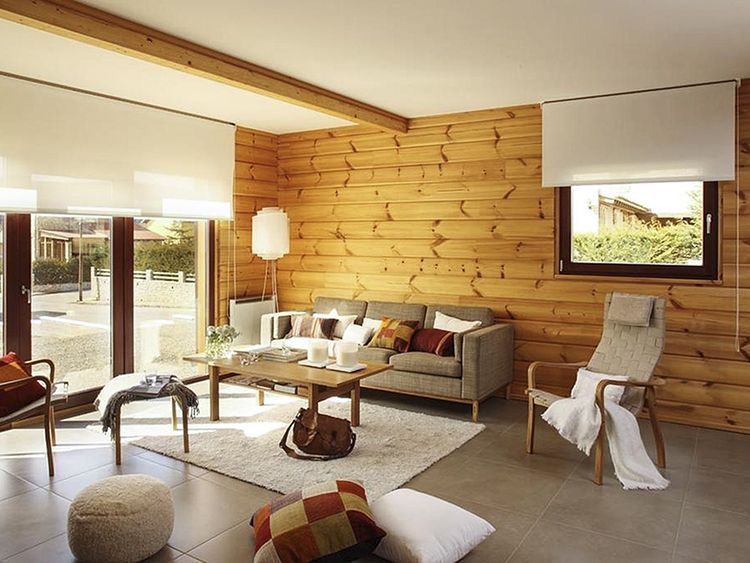 Revestimiento pared en madera